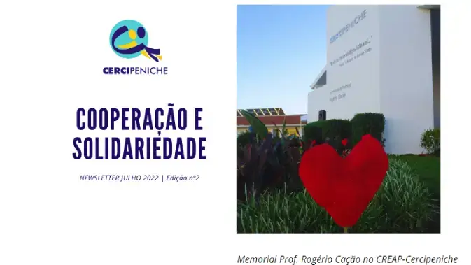 Capa da segunda edição da newsletter, de julho de 2022, por parte da Cercipeniche