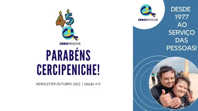 Capa da terceira edição da newsletter, de outubro de 2022, por parte da Cercipeniche