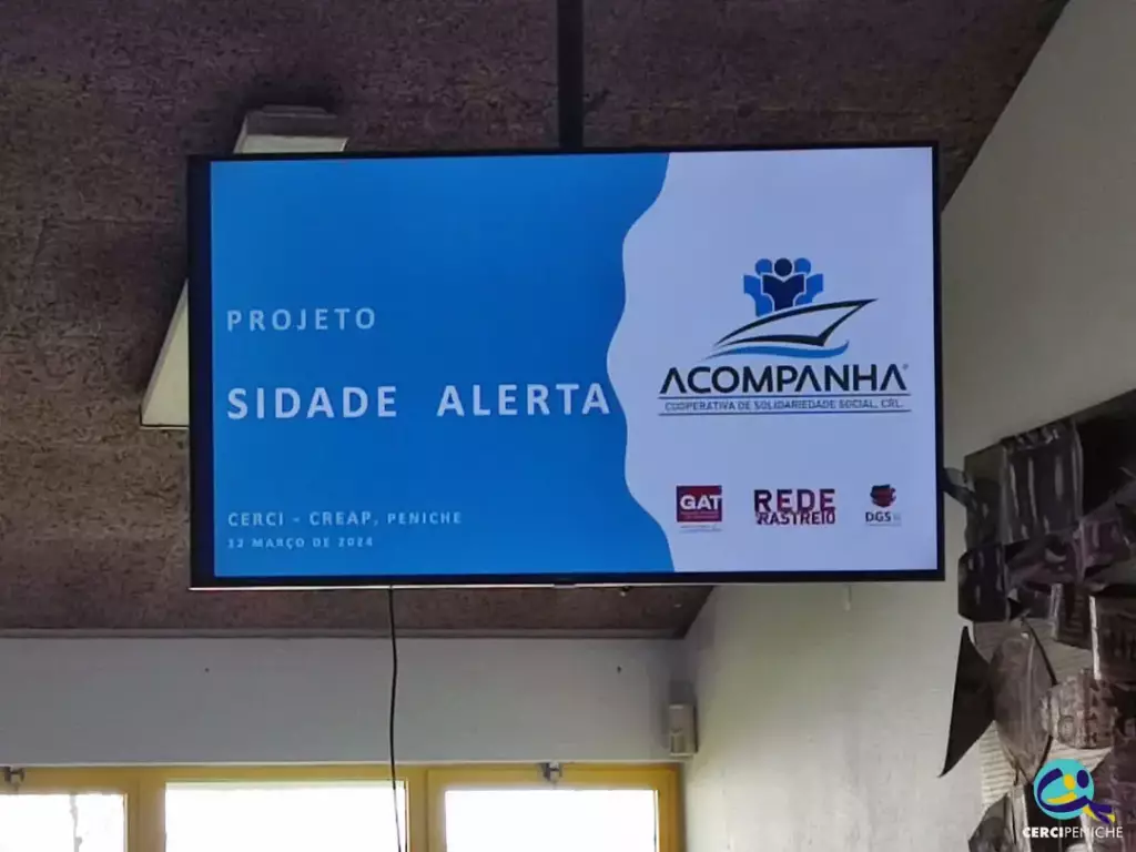 Imagem da Ação de Sensibilização, sobre o tema "A informação é a melhor prevenção!"