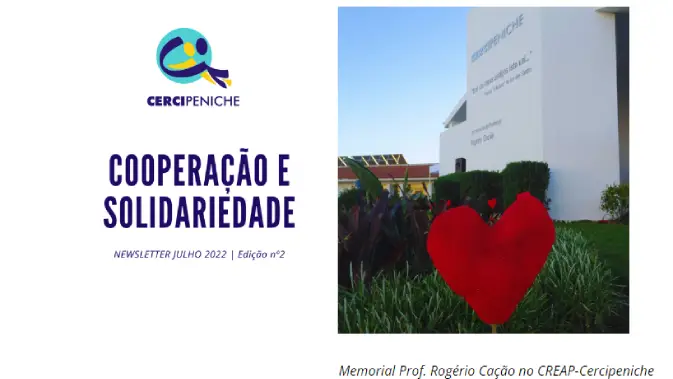 Capa da segunda edição da newsletter, de julho de 2022, por parte da Cercipeniche