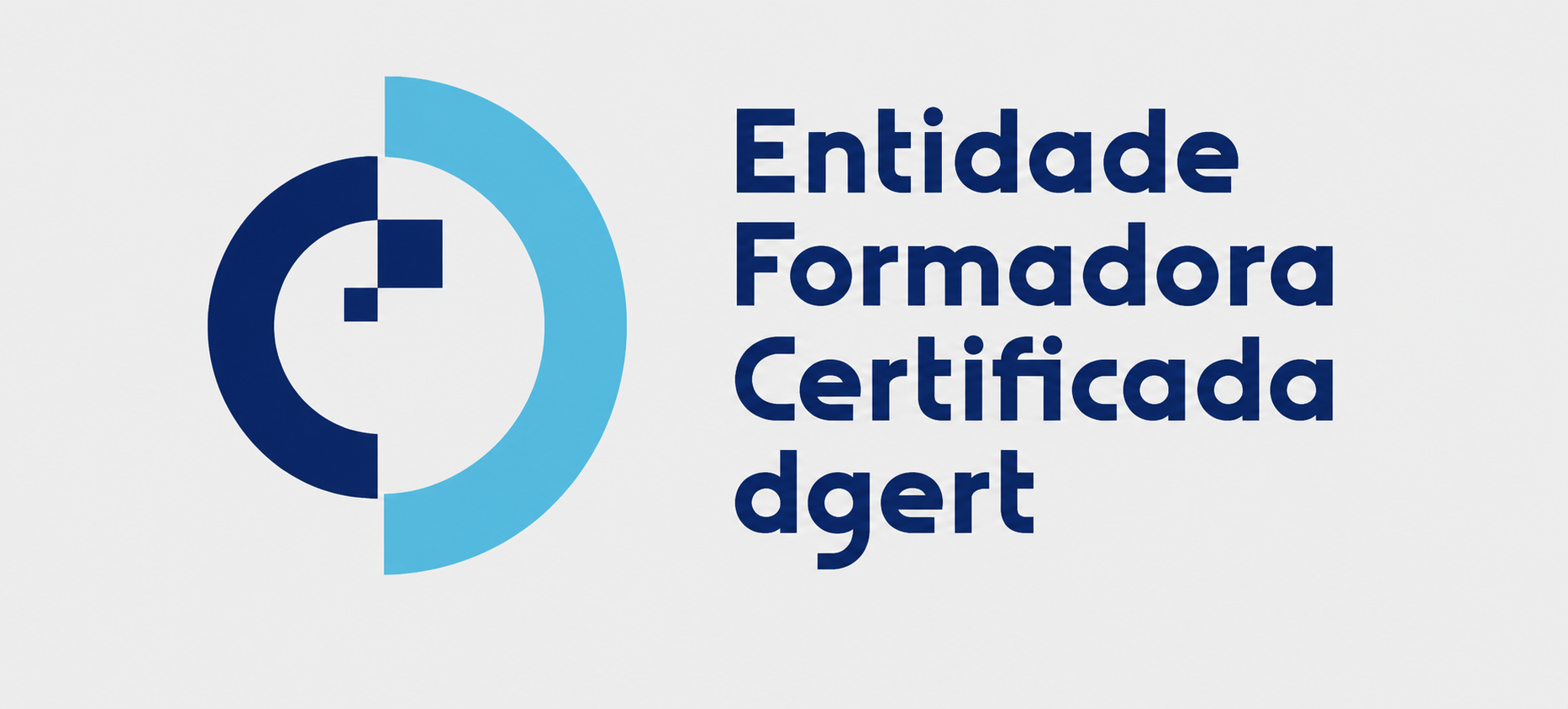 Logotipo DGERT - Entidade Formadora Certificada